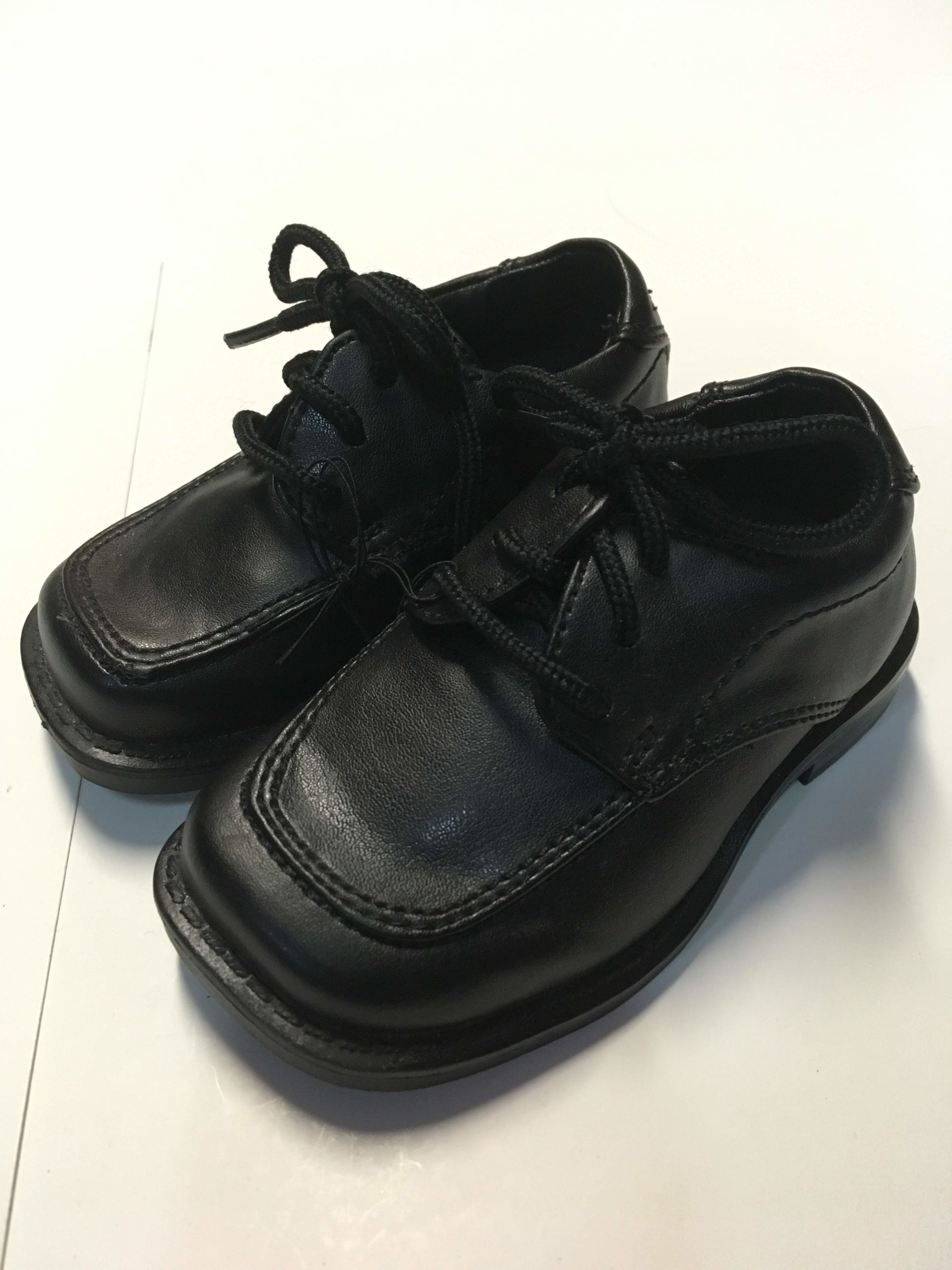 Kids black 2024 dress shoes