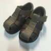 Boys Wolf Island Smart Fit Leather Sandals (size 8)