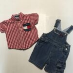Tommy Hilfiger Denim Shortall Set (6-12 mos)