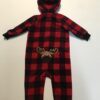 George Hooded plaid Sleeper/Jumpsuit - Image 2