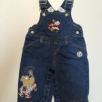 koala baby denim overalls (3/6 Mos)