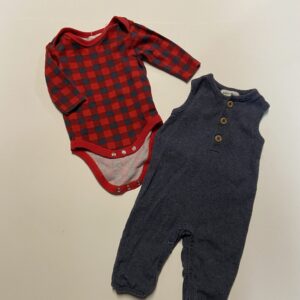 rabbit + Bear 2 piece set (0-3 mos)