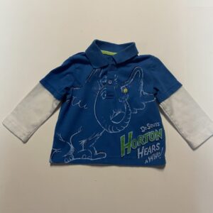Dr. Seuss collar Shirt (9-12 mos)