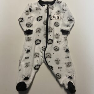 tuffy 2 way zipper cotton sleeper (3 mos)