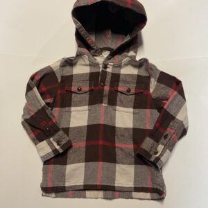 Baby Gap flannel hooded Shirt