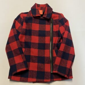 Joe Fresh buffalo plaid wool lined Jacket/Coat (size 7/8)