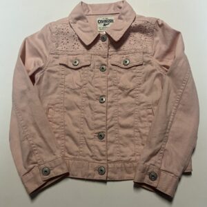 Oshkosh Pink denim Jacket (size 8)