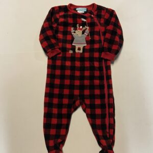 pekkle unisex 2 way zipper fleece Christmas sleeper