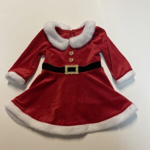 George Christmas santa dress (6/12 mos)