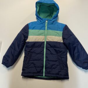 whales tail winter puffer coat (size 7)
