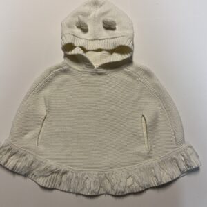 baby gap knit hooded poncho