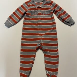 child of mine 2 way zipper fleece sleeper (6-9 mos)