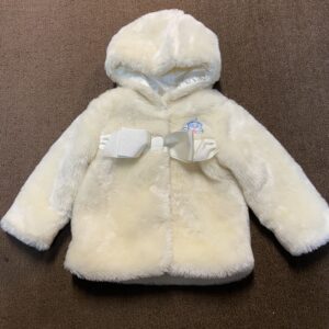 Disney baby faux fur hooded coat