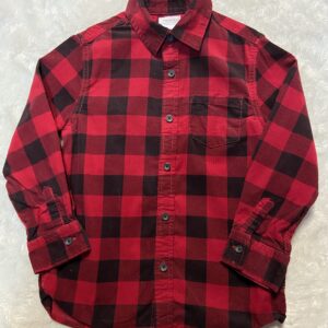 joe fresh flannel shirt (size 6/7)