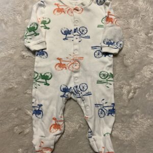 cotton sleeper (0-3 mos)
