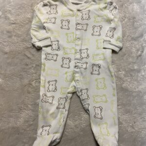 cotton sleeper (0-3 mos)