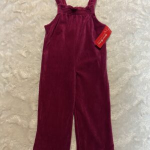 buster brown brand new velour overalls