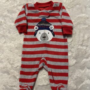 carter's fleece sleeper (NB)