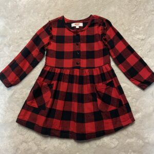 monkey bars plaid dress