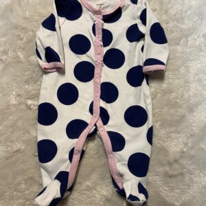 carter's cotton sleeper (3 mos)